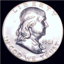 1961 Franklin Half Dollar CHOICE PROOF