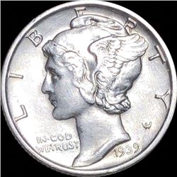 1939-S Mercury Silver Dime UNCIRCULATED