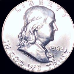 1962 Franklin Half Dollar CHOICE PROOF