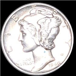 1940-D Mercury Silver Dime UNCIRCULATED