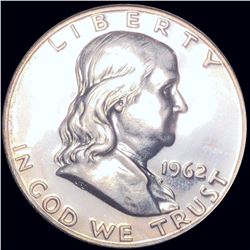 1962 Franklin Half Dollar GEM PROOF