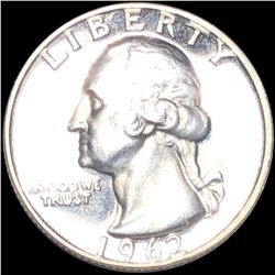 1962 Washington Silver Quarter GEM PROOF