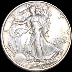 1939 Walking Half Dollar CLOSELY UNCIRCULATED