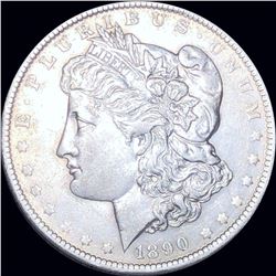 1890-O Morgan Silver Dollar ABOUT UNCIRCULATED