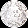 Image 2 : 1907 Barber Silver Dime LIGHTLY CIRCULATED