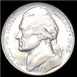 1943-P Jefferson War Nickel CLOSELY UNCIRCULATED