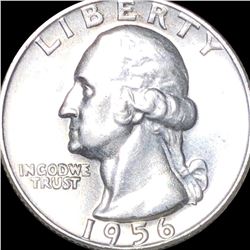 1956-D Washington Silver Quarter UNCIRCULATED