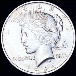 1924 Silver Peace Dollar UNCIRCULATED