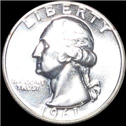 1961 Washington Silver Quarter CHOICE PROOF