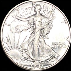 1941-D Walking Half Dollar UNCIRCULATED