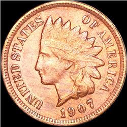 1907 Indian Head Penny NEARLY UNCIRCULATED