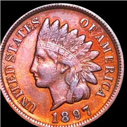 1897 Indian Head Penny LIGHTLY CIRCULATED