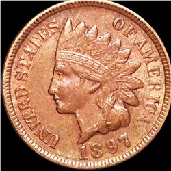 1897 Indian Head Penny LIGHTLY CIRCULATED