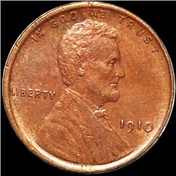 1910 Lincoln Wheat Penny CLOSELY UNCIRCULATED