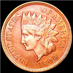 1908 Indian Head Penny CLOSELY UNCIRCULATED