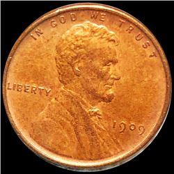 1909 V.D.B. Lincoln Wheat Penny CLOSELY UNC