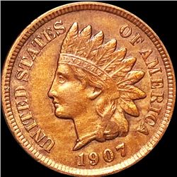 1907 Indian Head Penny CLOSELY UNCIRCULATED