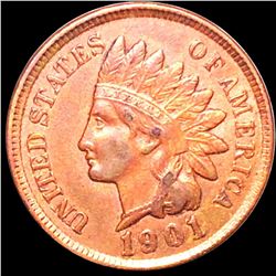 1901 Indian Head Penny NEARLY UNCIRCULATED