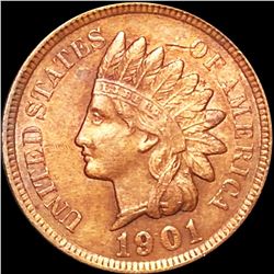 1901 Indian Head Penny CLOSELY UNCIRCULATED