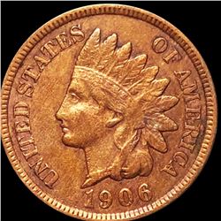1906 Indian Head Penny ABOUT UNCIRCULATED