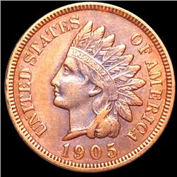 1905 Indian Head Penny CLOSELY UNCIRCULATED