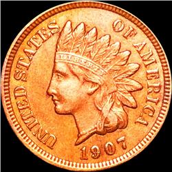 1907 Indian Head Penny CLOSELY UNCIRCULATED