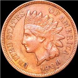 1908 Indian Head Penny NEARLY UNCIRCULATED