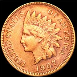 1907 Indian Head Penny CLOSELY UNCIRCULATED