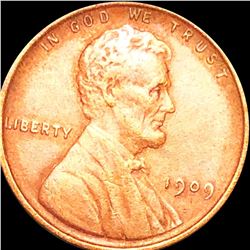 1909 V.D.B. Lincoln Wheat Penny CLOSELY UNC