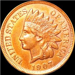 1907 Indian Head Penny CLOSELY UNCIRCULATED