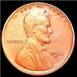 1911 Lincoln Wheat Penny ABOUT UNCIRCULATED