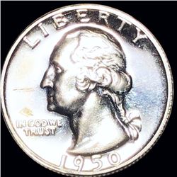 1950 Washington Silver Quarter CHOICE PROOF