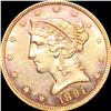 Image 1 : 1891-CC $5 Gold Half Eagle UNCIRCULATED