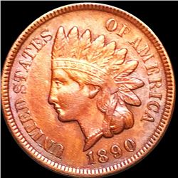1890 Indian Head Penny CLOSELY UNCIRCULATED