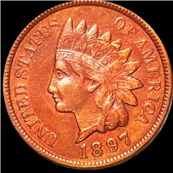 1897 Indian Head Penny LIGHTLY CIRCULATED