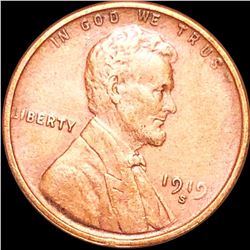 1919-S Lincoln Wheat Penny CLOSELY UNCIRCULATED