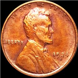 1924-D Lincoln Wheat Penny CLOSELY UNCIRCULATED