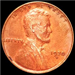 1930-D Lincoln Wheat Penny CLOSELY UNCIRCULATED
