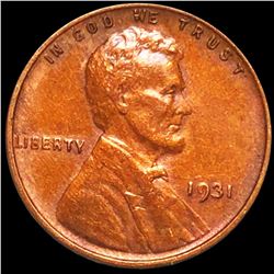 1931 Lincoln Wheat Penny CLOSELY UNCIRCULATED