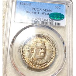 1946-S Booker T. Half Dollar PCGS - MS 65 CAC