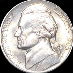 1943-D Jefferson War Nickel UNCIRCULATED