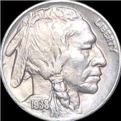 1938-D Buffalo Head Nickel LIGHTLY CIRCULATED