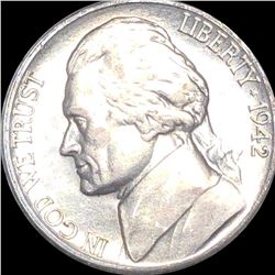1942-S Jefferson War Nickel CLOSELY UNCIRCULATED