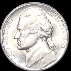 1943-S Jefferson War Nickel NEARLY UNCIRCULATED