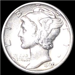 1930 Mercury Silver Dime CLOSELY UNCIRCULATED