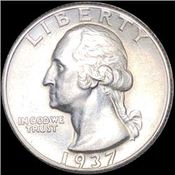1937-D Washington Quarter CLOSELY UNCIRCULATED