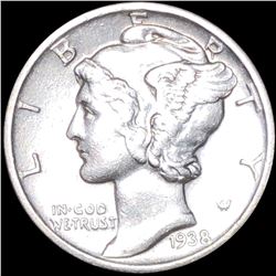 1938-S Mercury Silver Dime UNCIRCULATED