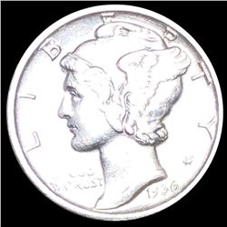 1936-D Mercury Silver Dime UNCIRCULATED