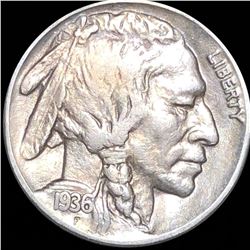 1936-S Buffalo Head Nickel LIGHTLY CIRCULATED