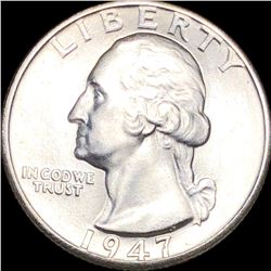 1947-D Washington Silver Quarter UNCIRCULATED
